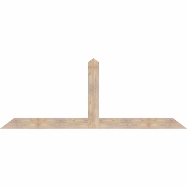 Ekena Millwork Portland Smooth Timber Gable Bracket, Douglas Fir, 96"W x 36"H x 1 1/2"D x 5 1/2"F, 9/12 Pitch GBW096X36X0206POR00SDF - main
